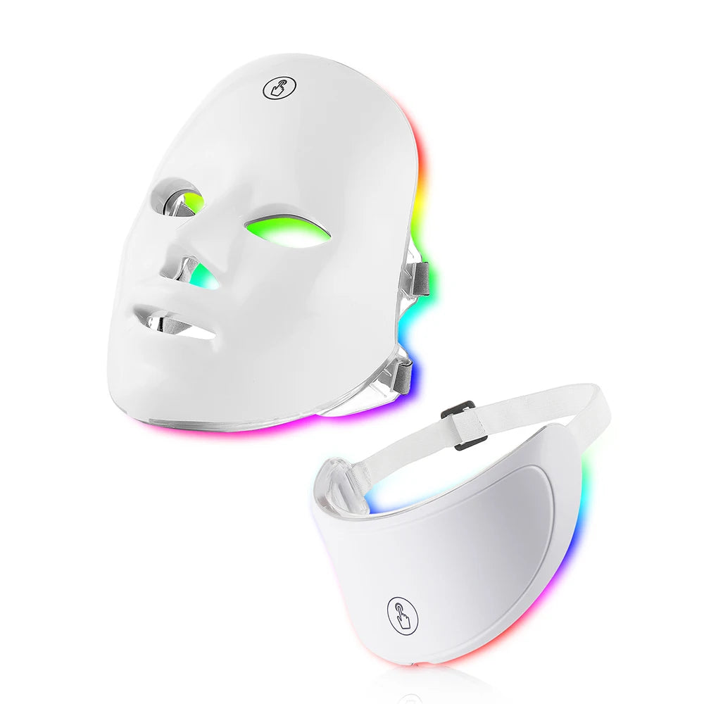 LED face and neck mask