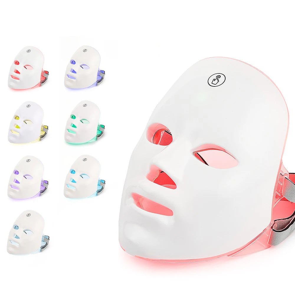 LED face and neck mask